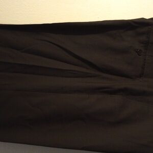Lupurty three piece men's suit slim fit solid black with pants and tie. 3x 48 re